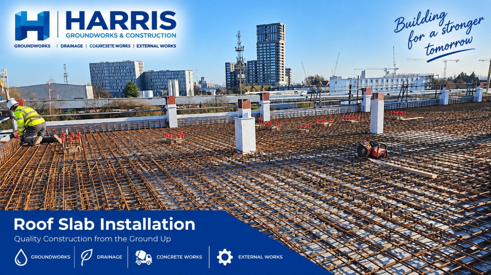 Groundworks construction site