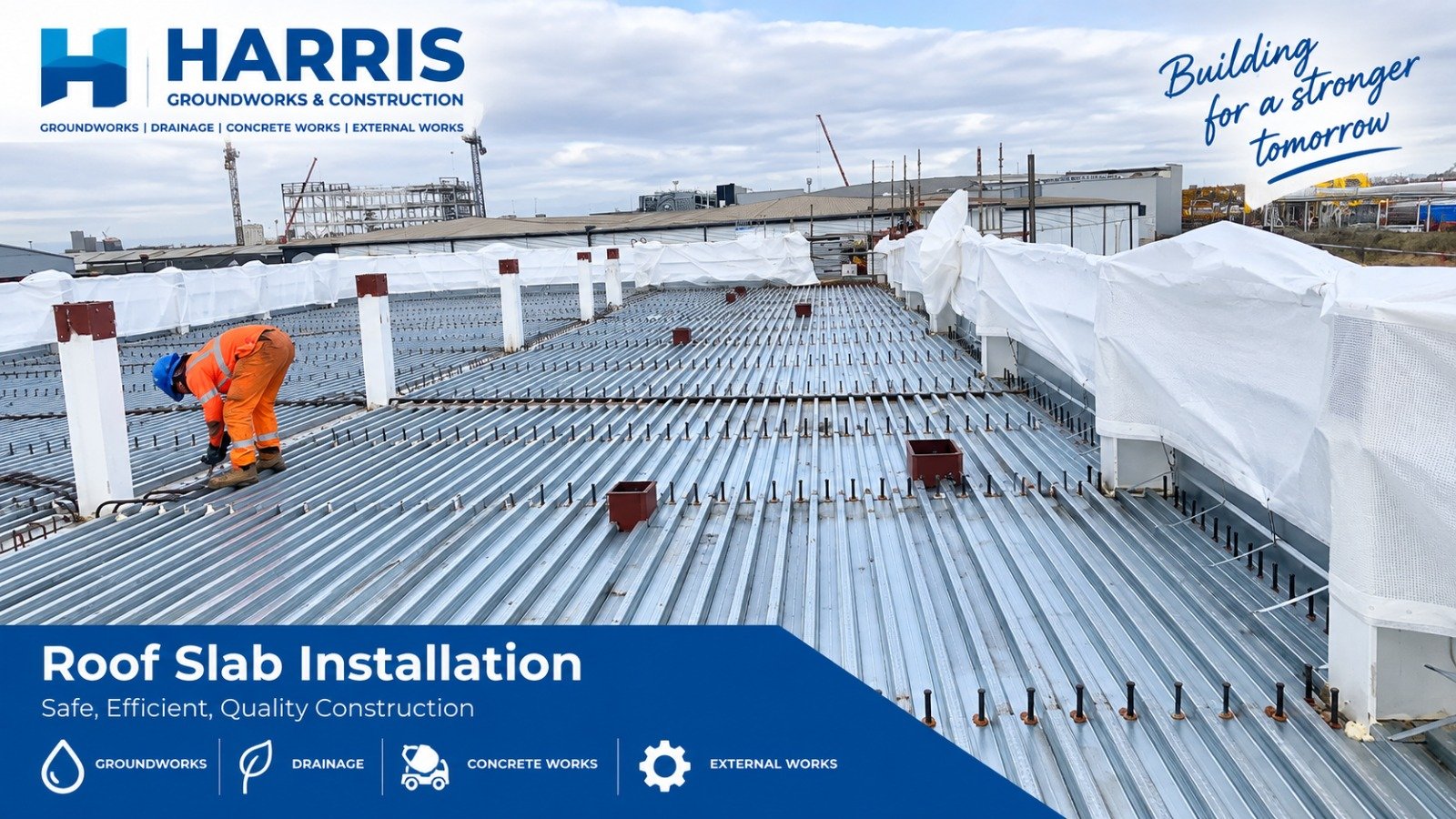 Industrial unit foundations